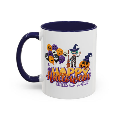 Accent Coffee Mug - Happy halloween trick or treat - [[{"value":"Wonderwear Kid"}]]