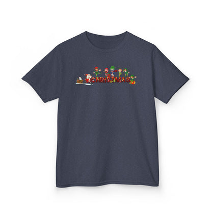 Kids Heavy Cotton™ Tee - Christmas with santa claus and friends - [[{"value":"Wonderwear Kid"}]]