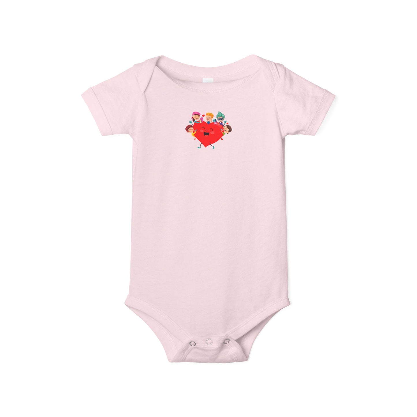 Infant Jersey One Piece - Valentines -  Super kiddo with friends - [[{"value":"Wonderwear Kid"}]]