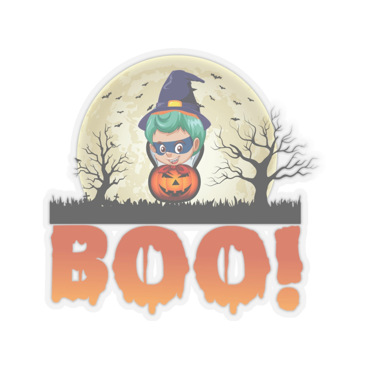 Kiss-Cut Stickers - Boo - [[{"value":"Wonderwear Kid"}]]