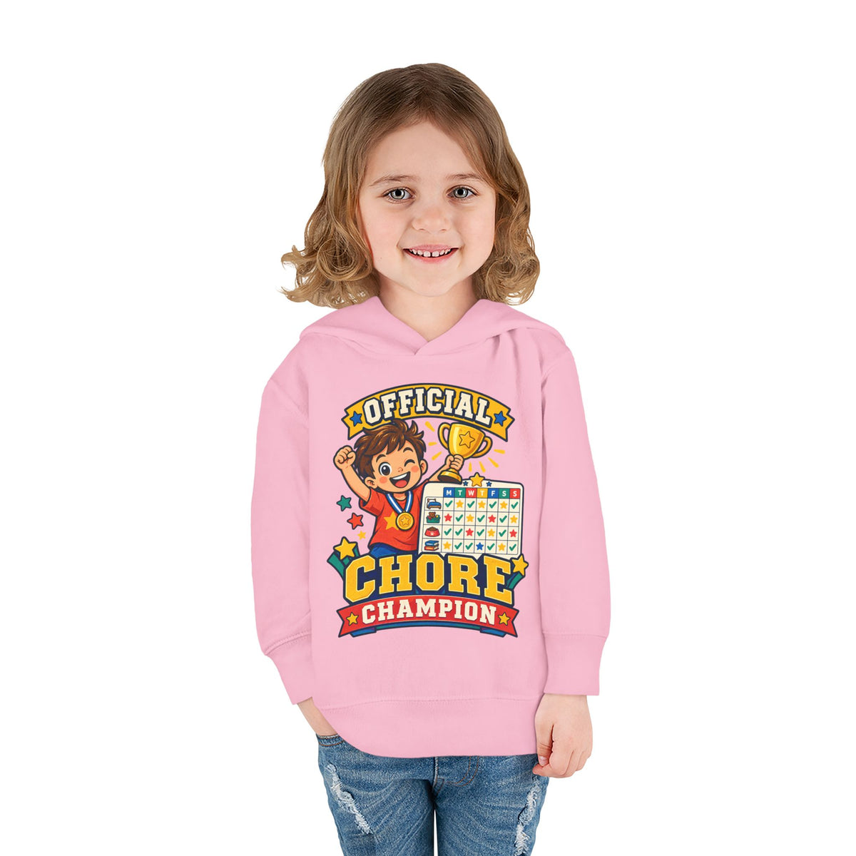 Toddler Hoodie — Official Chore Champion Badge