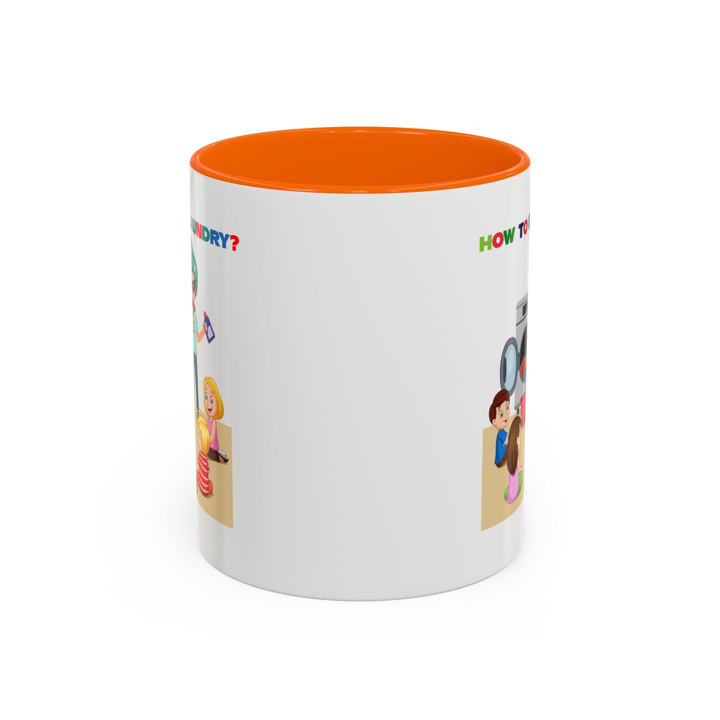 Accent Coffee Mug - super kiddo teaching laundry