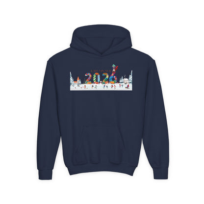 Youth Heavy Blend Hooded Sweatshirt - Happy 2026 - [[{"value":"Wonderwear Kid"}]]