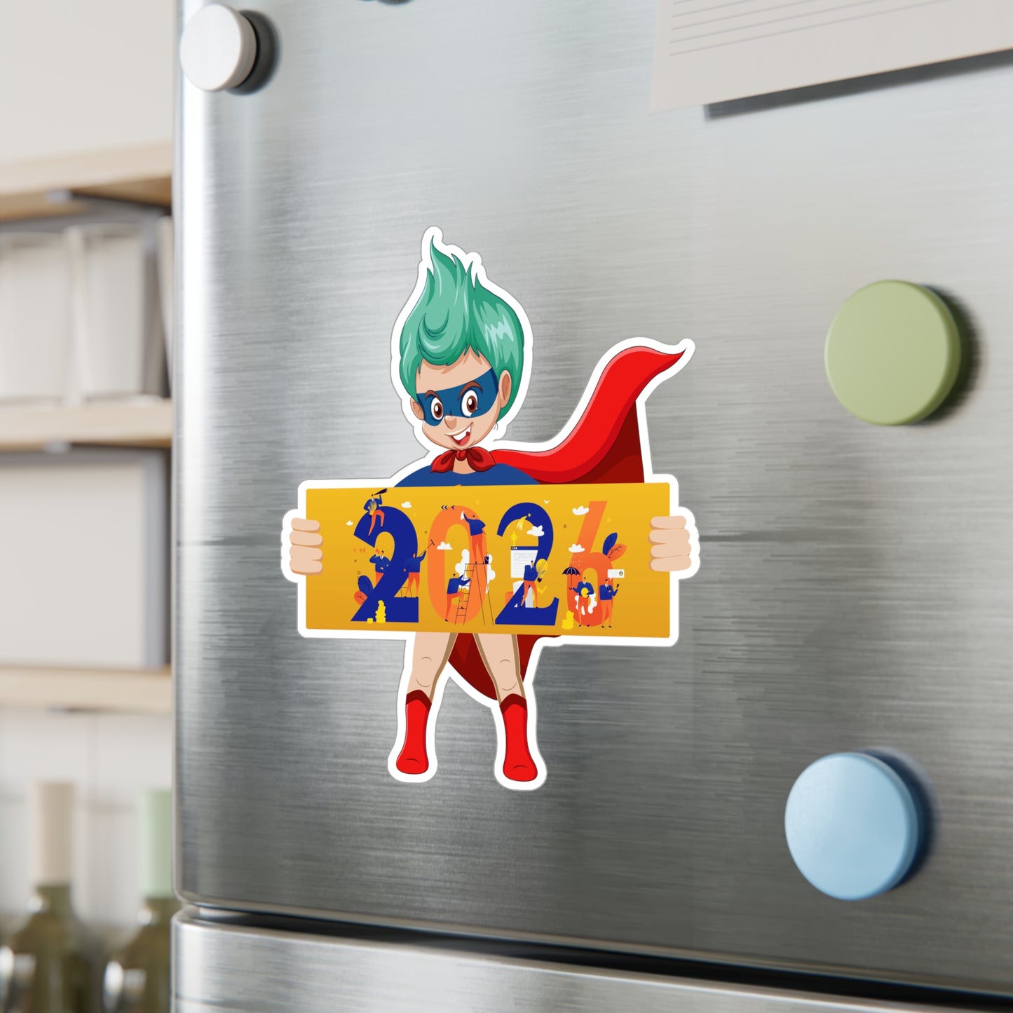 Christmas Kiss-Cut Vinyl Decals – 2026