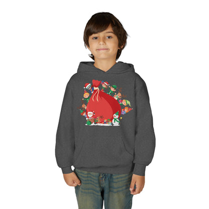 Youth Heavy Blend Hooded Sweatshirt - Super kiddo and big gift - [[{"value":"Wonderwear Kid"}]]