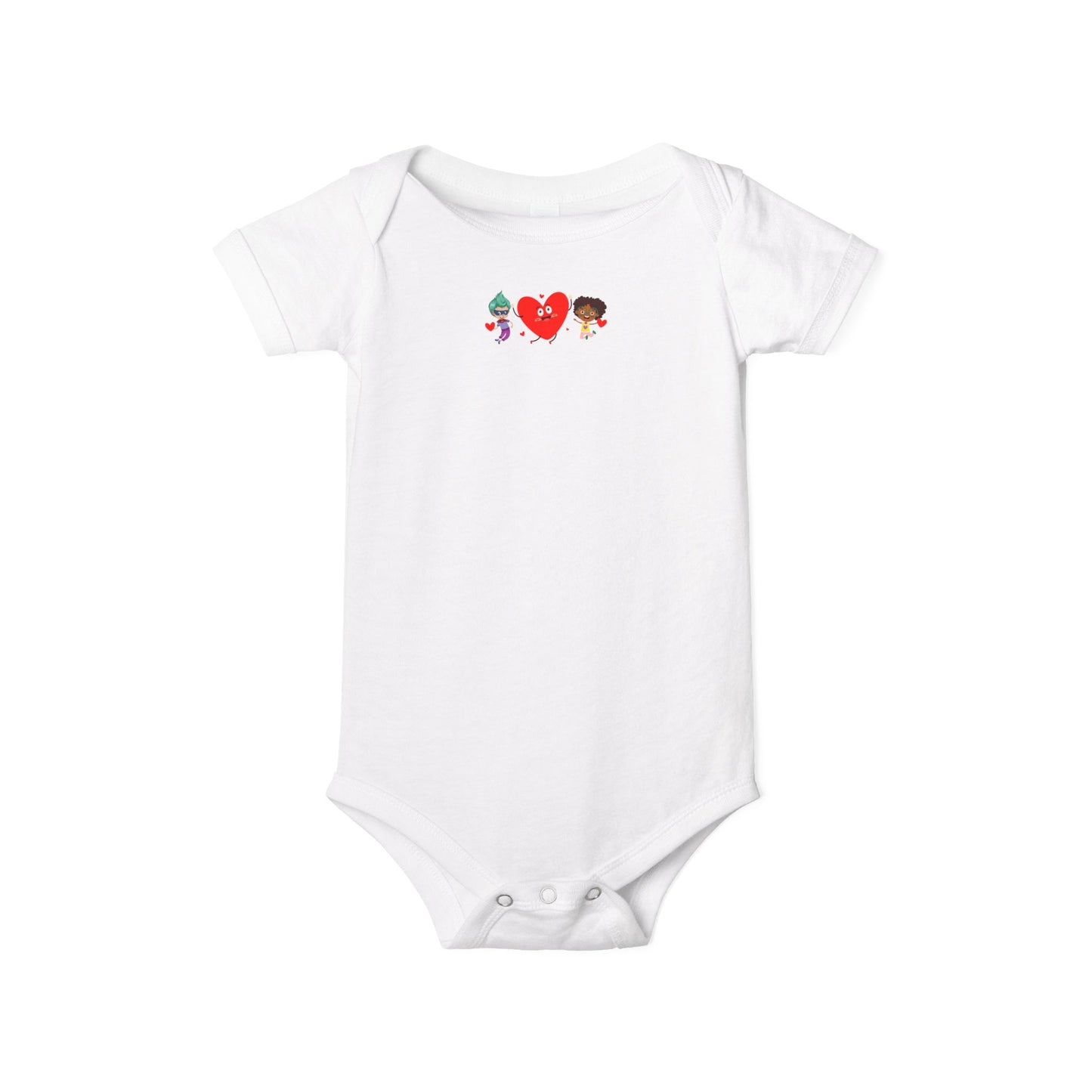 Infant Jersey One Piece - Valentines - Super kiddo and friend - [[{"value":"Wonderwear Kid"}]]