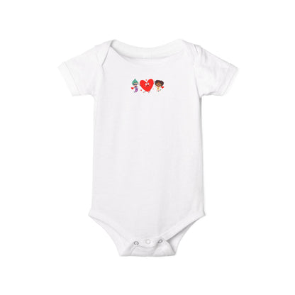 Infant Jersey One Piece - Valentines - Super kiddo and friend - [[{"value":"Wonderwear Kid"}]]