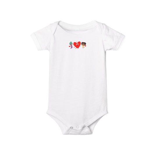 Infant Jersey One Piece - Valentines - Super kiddo and friend - [[{"value":"Wonderwear Kid"}]]