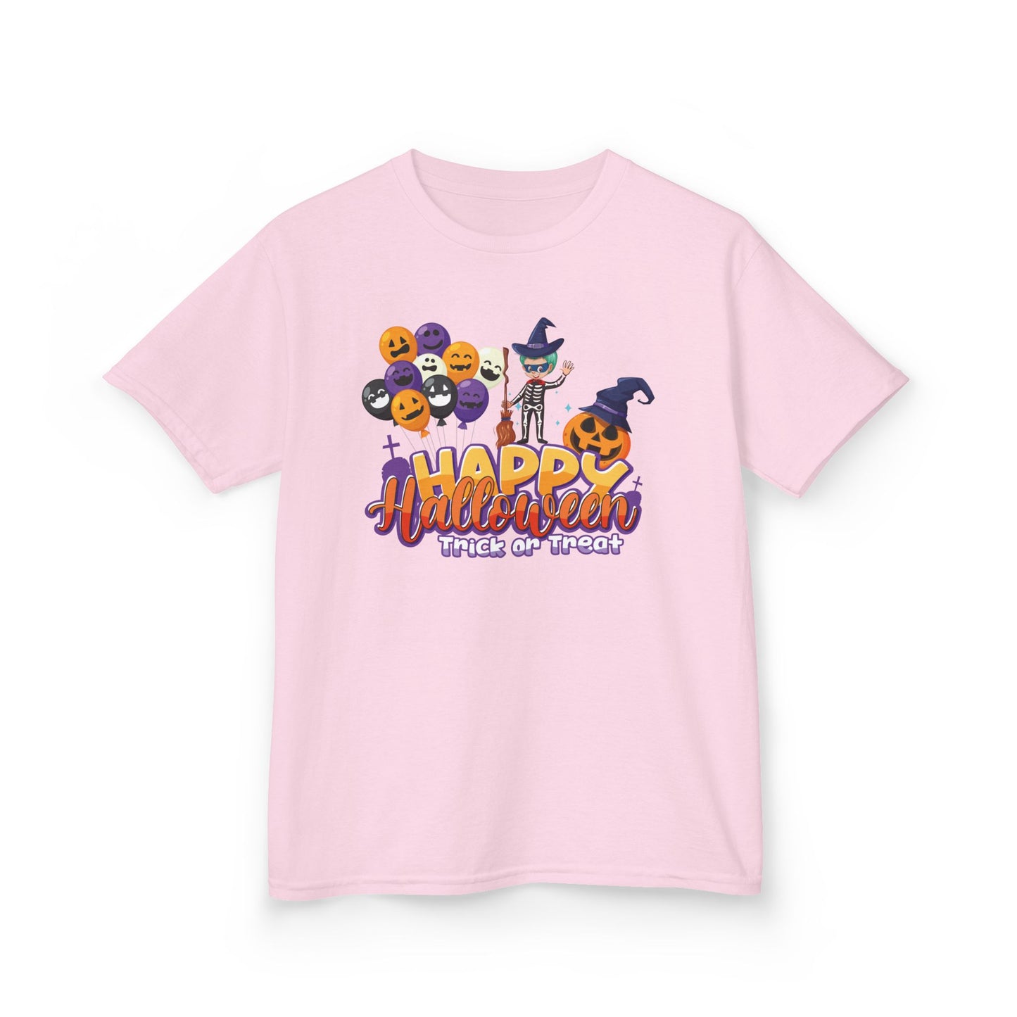 Kids Heavy Cotton™ Tee - Happy halloween trick or treat