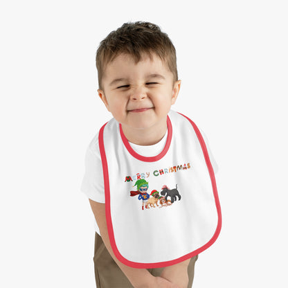 Baby Bib - Super kiddo woith pet friends - [[{"value":"Wonderwear Kid"}]]