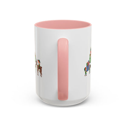 Accent Coffee Mug - Merry christmas and reindeer - [[{"value":"Wonderwear Kid"}]]