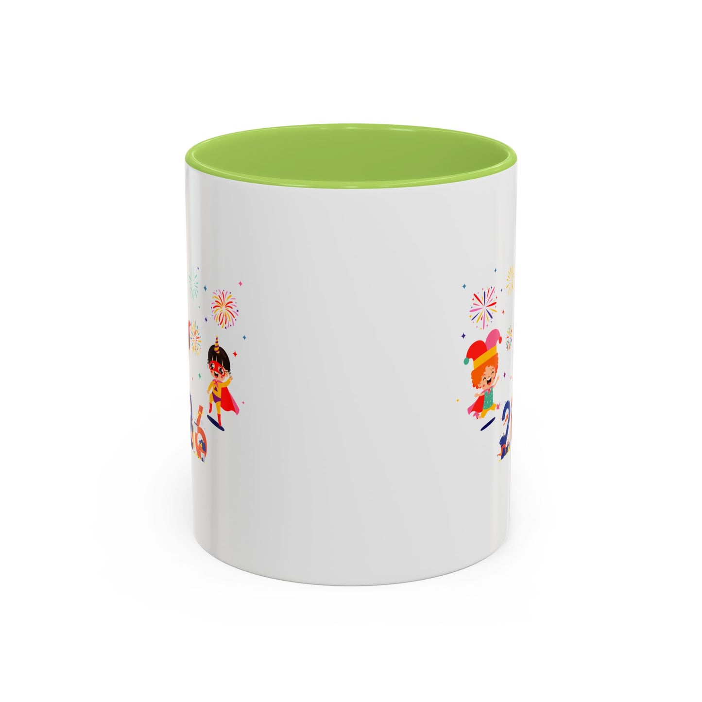 Accent Coffee Mug - Super kiddo and other hero