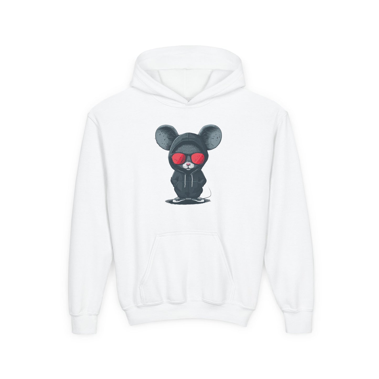 Youth Heavy Blend Hooded Sweatshirt - Cool Bear Design