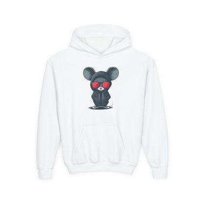 Kids Cool Mouse Hoodie Printify
