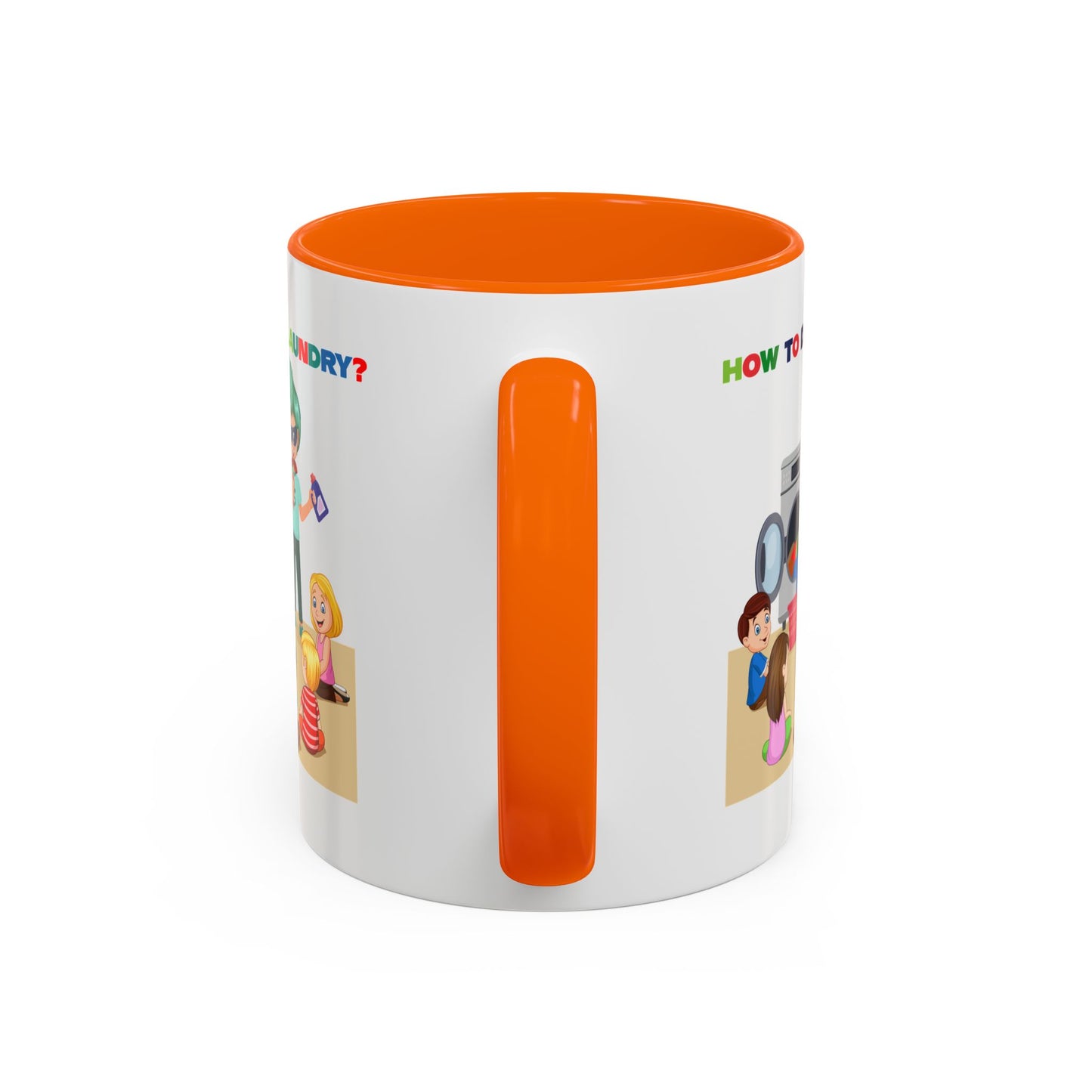 Accent Coffee Mug - super kiddo teaching laundry