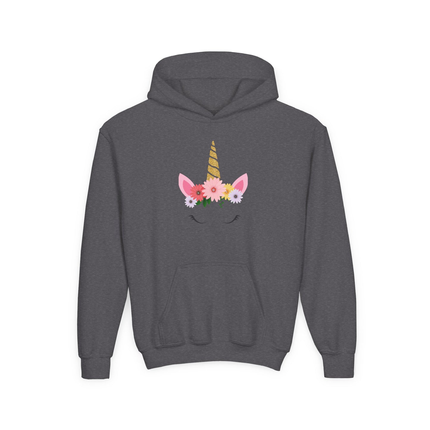 Youth Heavy Blend Hooded Sweatshirt - Unicorn