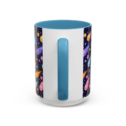 Accent Coffee Mug  (11/15 oz) - Cosmic Comet