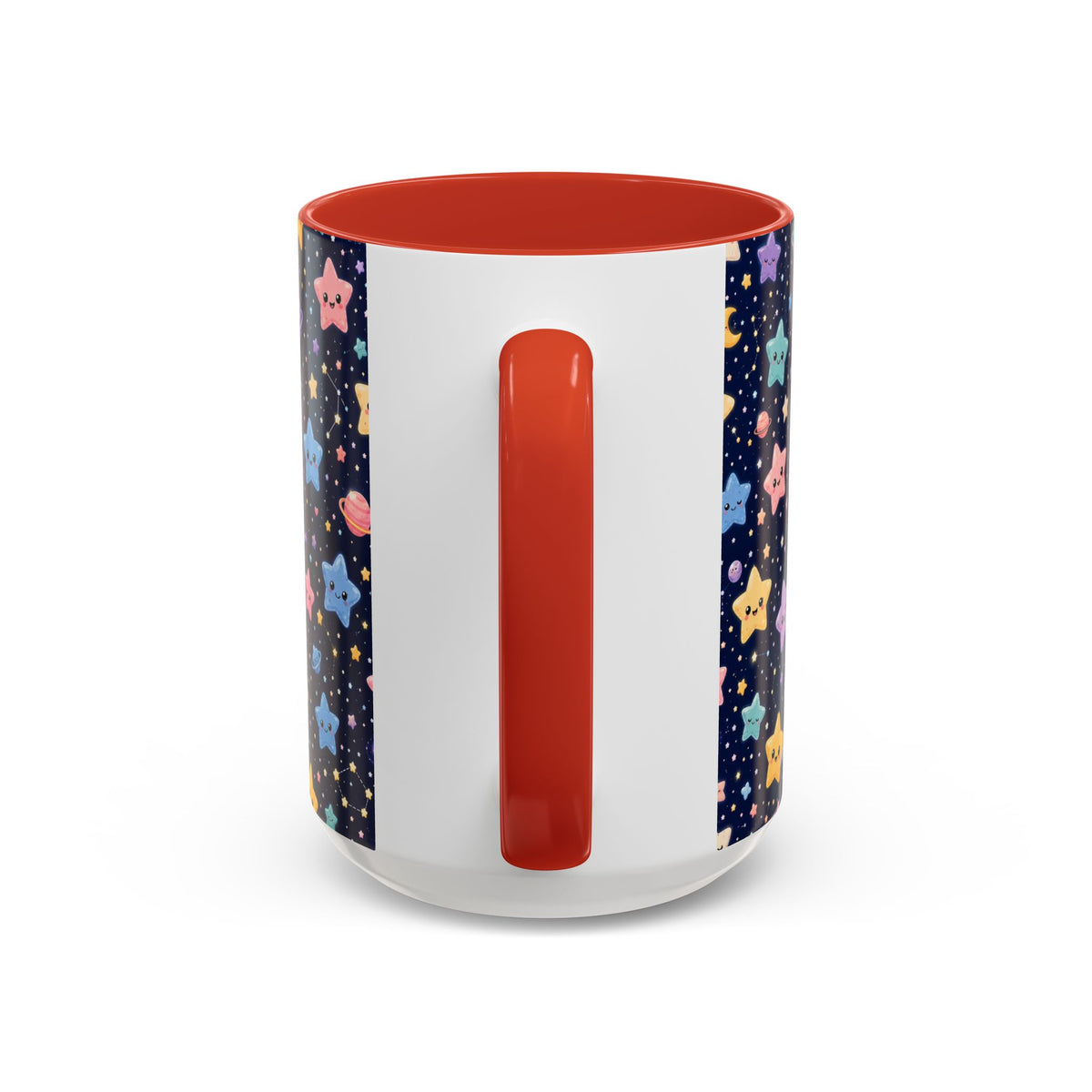 Accent Coffee Mug  (11/15 oz) - Kawaii Pastel Cosmic Night
