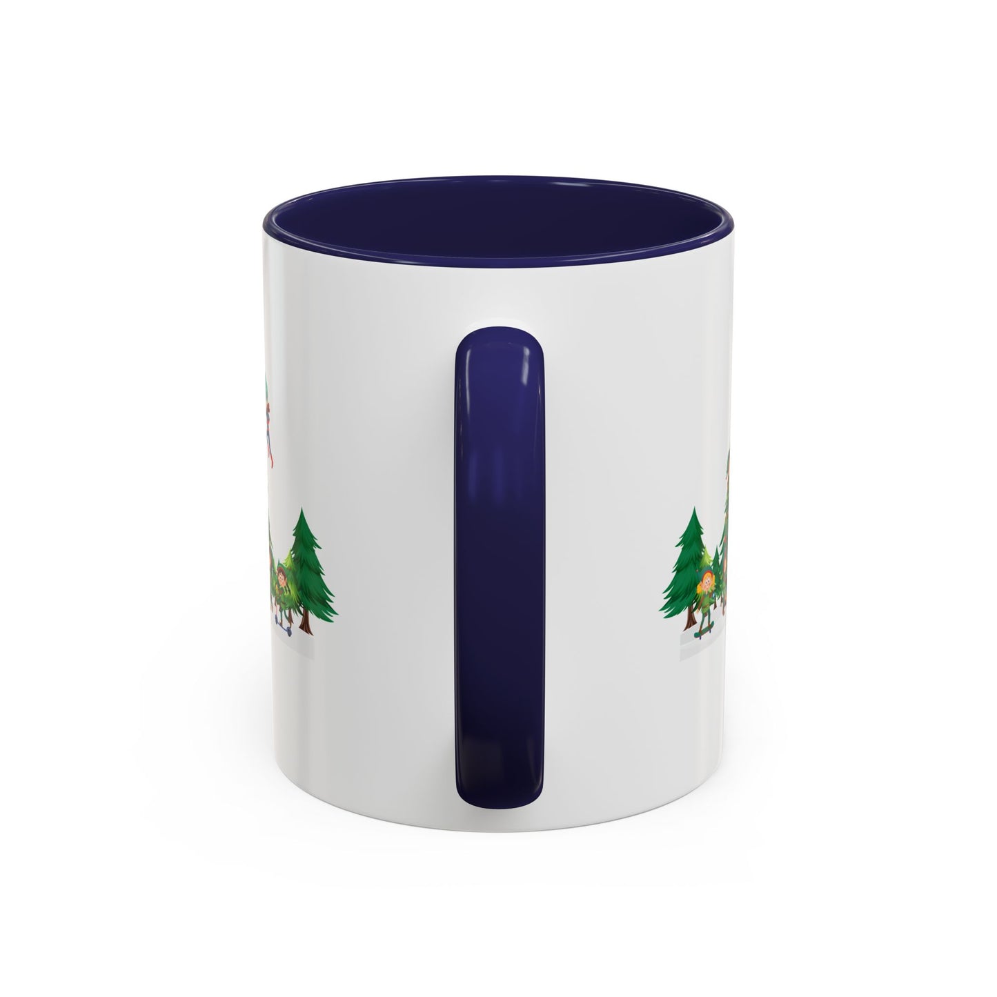 Accent Coffee Mug - Super kiddo putting the stars