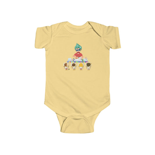 Infant Bodysuit - Little kiddo teaching to wash dishes - [[{"value":"Wonderwear Kid"}]]