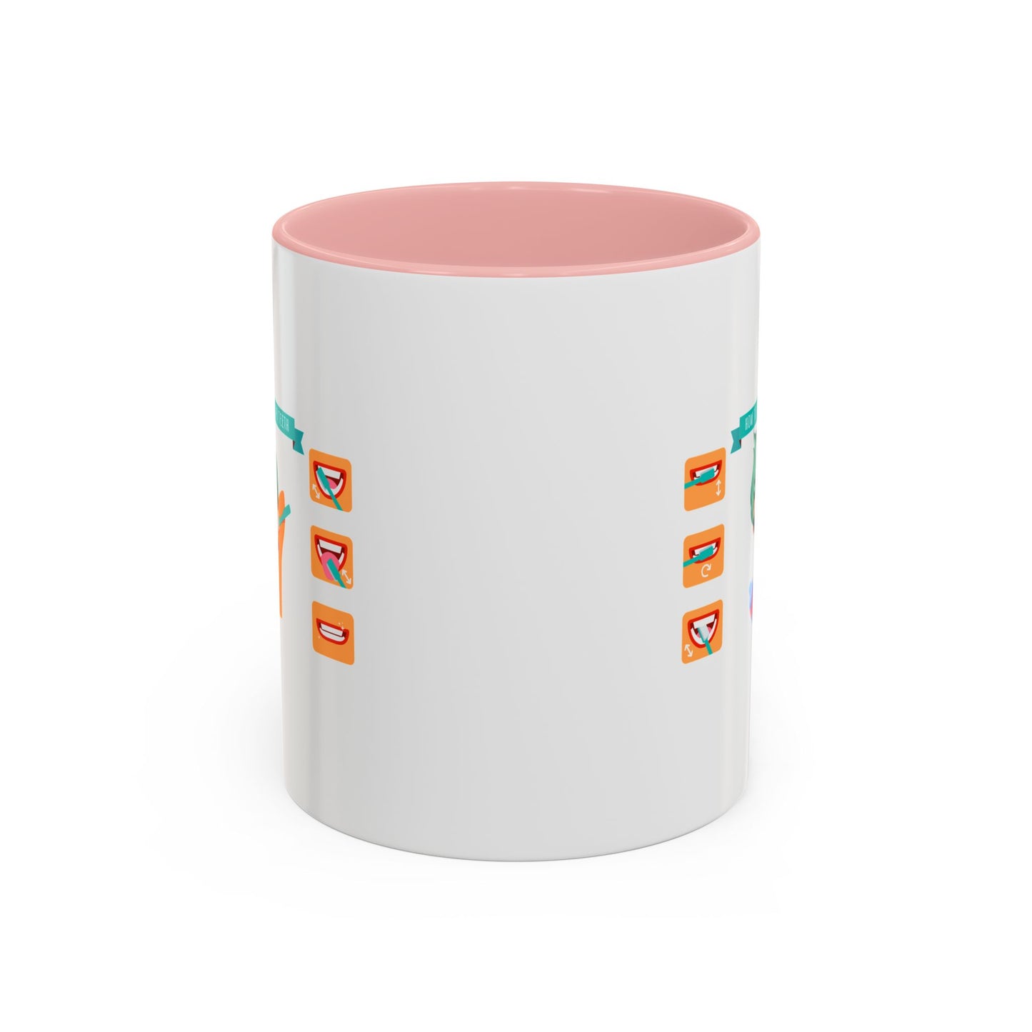 Accent Coffee Mug - Super kiddo how to brush teeth
