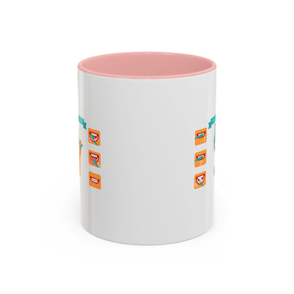 Accent Coffee Mug - Super kiddo how to brush teeth - [[{"value":"Wonderwear Kid"}]]