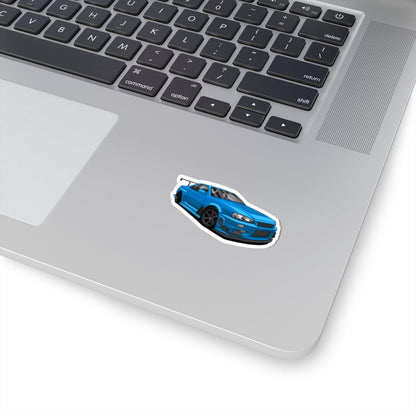 Kiss-Cut Stickers - Japanese Sports Car Printify