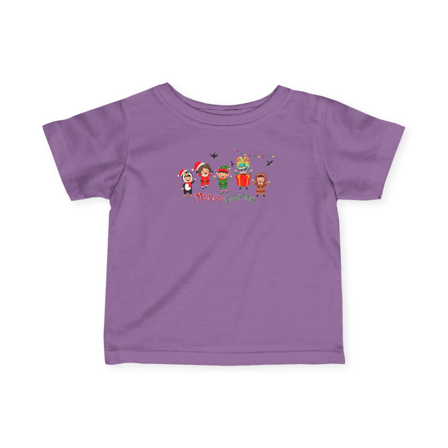 Infant Fine Jersey Tee - Merry christmas by super kiddo and friends - [[{"value":"Wonderwear Kid"}]]