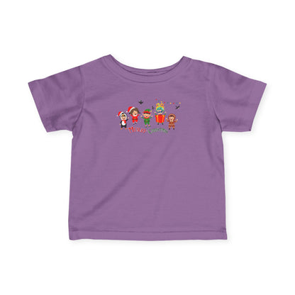 Infant Fine Jersey Tee - Merry christmas by super kiddo and friends - [[{"value":"Wonderwear Kid"}]]