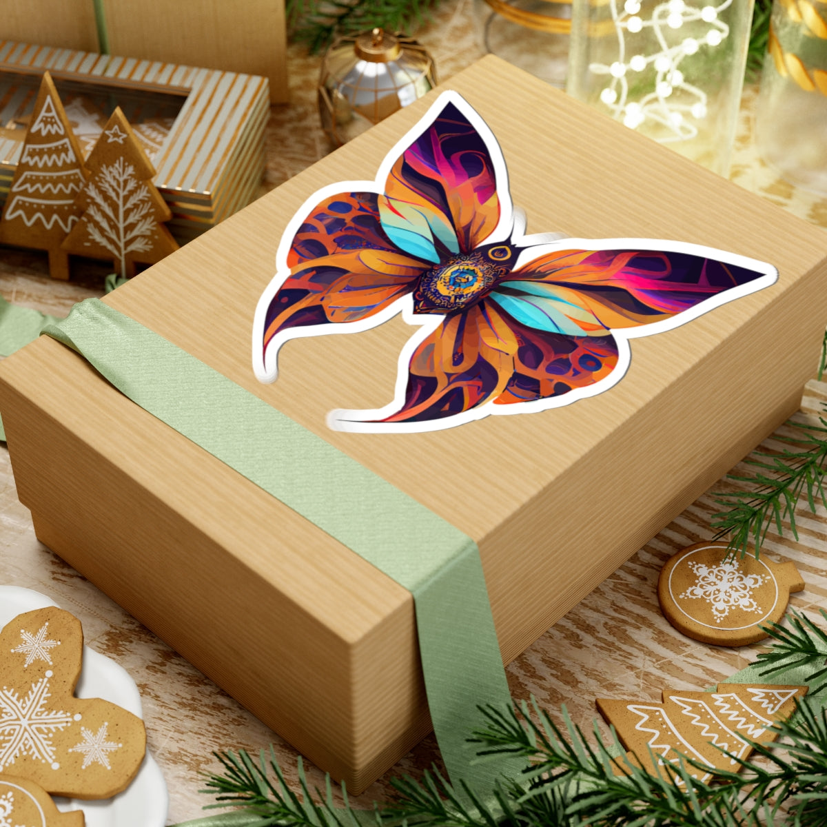 Kiss-Cut Vinyl Decals - beautiful butterfly