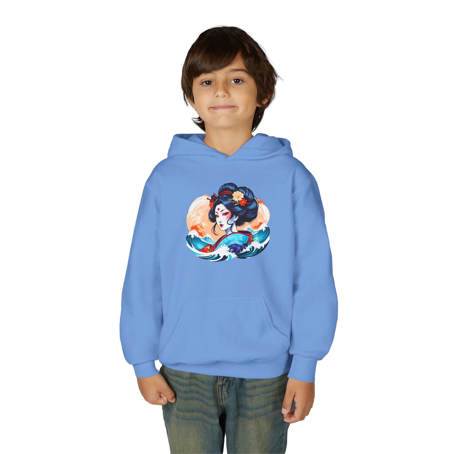 Youth Heavy Blend Hooded Sweatshirt - Japanese Beauty