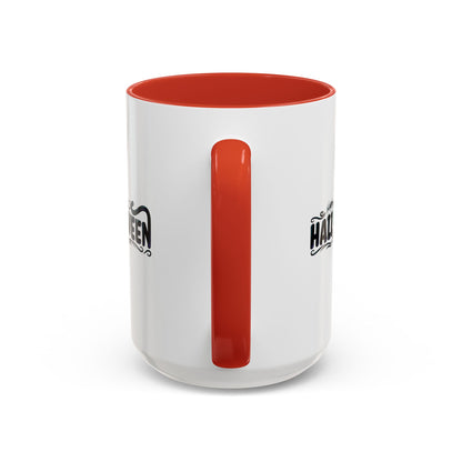 Accent Coffee Mug - Happy halloween by super kiddo Printify