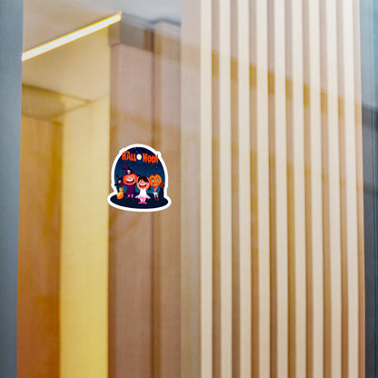 Halloween Kiss-Cut Vinyl Decals – Super kiddo wearing pumpkin - [[{"value":"Wonderwear Kid"}]]
