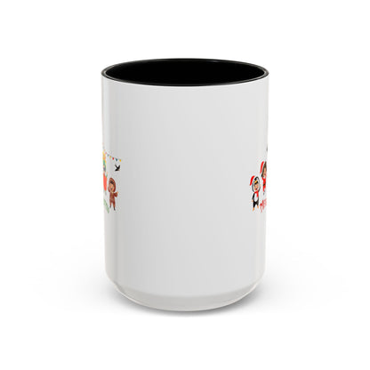Accent Coffee Mug - Merry christmas by super kiddo and friends - [[{"value":"Wonderwear Kid"}]]