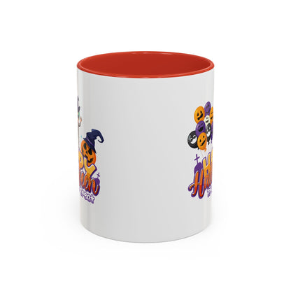 Accent Coffee Mug - Happy halloween trick or treat - [[{"value":"Wonderwear Kid"}]]