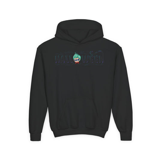 Youth Heavy Blend Hooded Sweatshirt - Happy halloween by super kiddo Printify