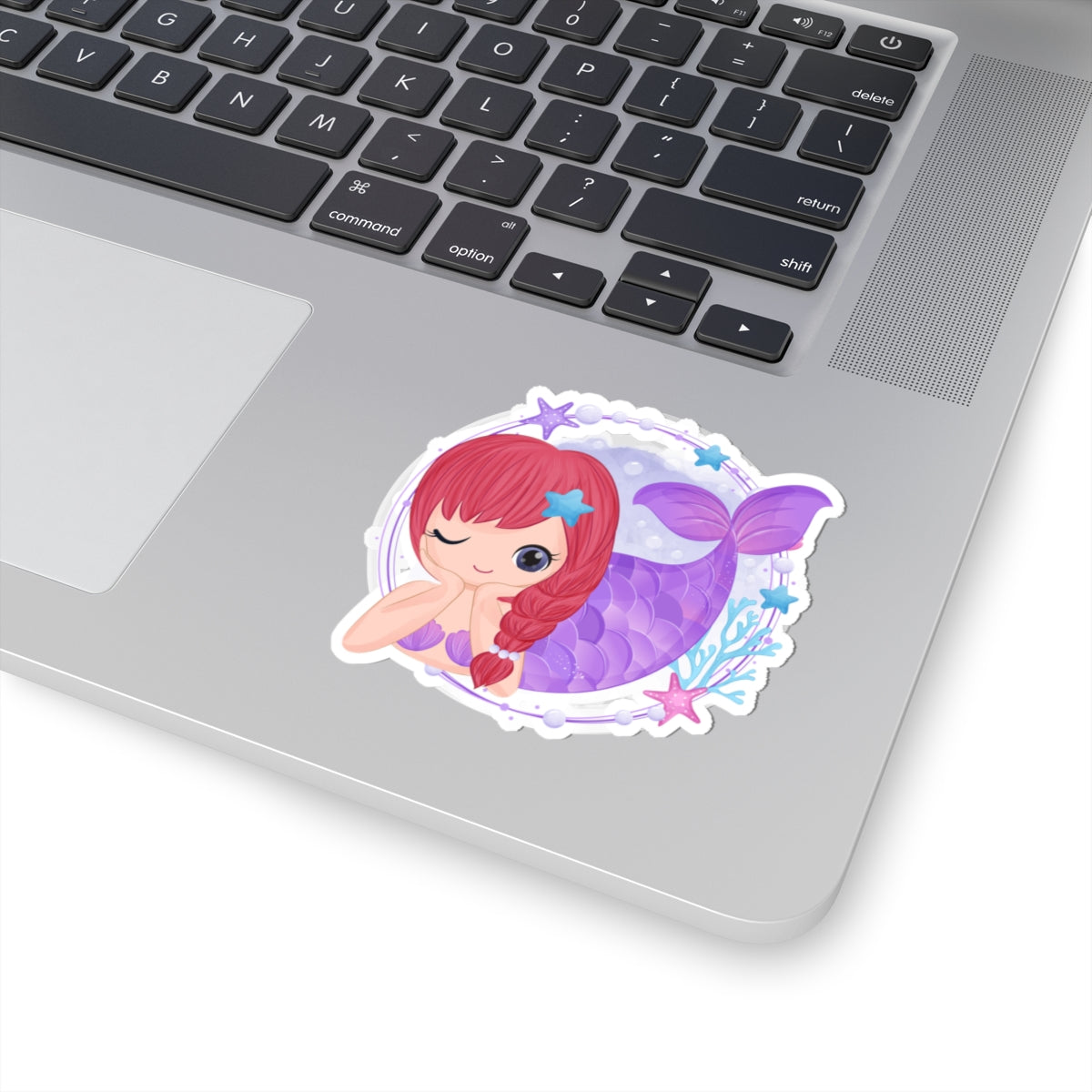 Kiss-Cut Stickers - Cute little mermaid