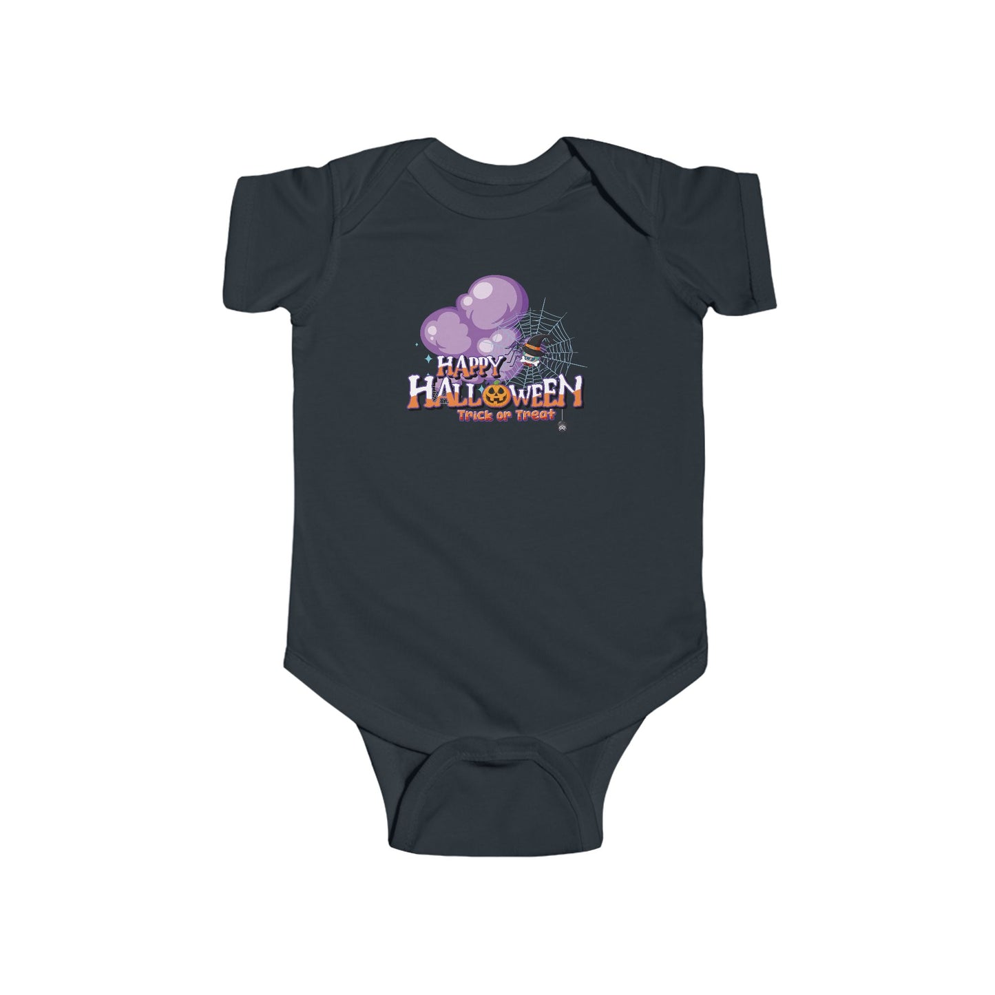 Infant Bodysuit - Happy holloween - spider kiddo