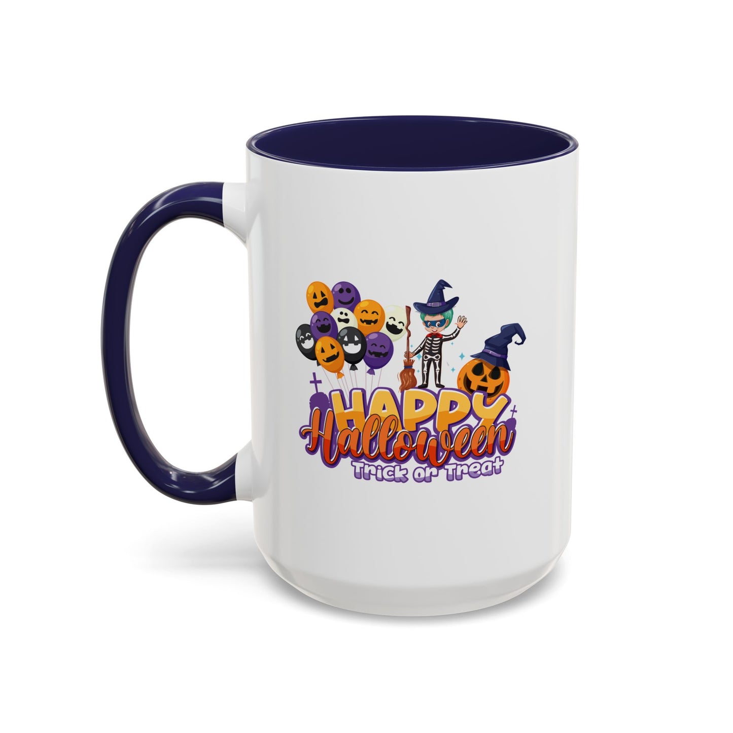 Accent Coffee Mug - Happy halloween trick or treat