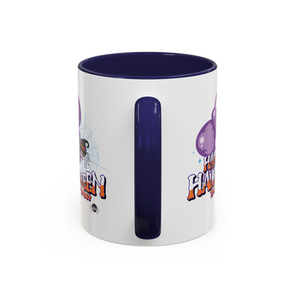 Accent Coffee Mug - Happy holloween - spider kiddo - [[{"value":"Wonderwear Kid"}]]