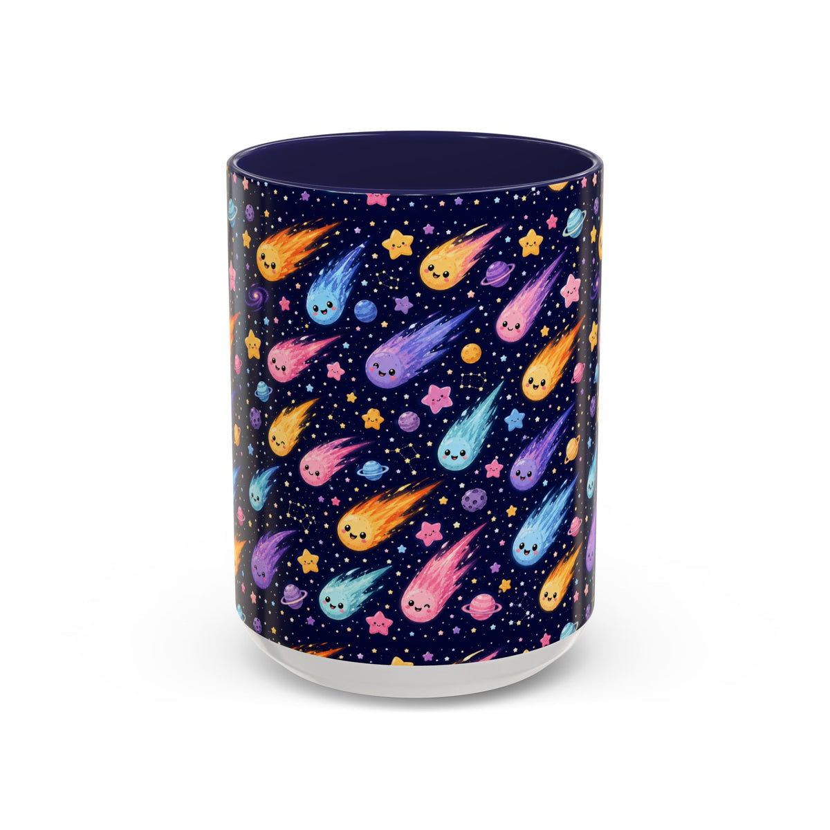 Accent Coffee Mug  (11/15 oz) - Cosmic Comet