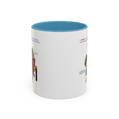 Accent Coffee Mug - WonderWear Origin - [[{"value":"Wonderwear Kid"}]]
