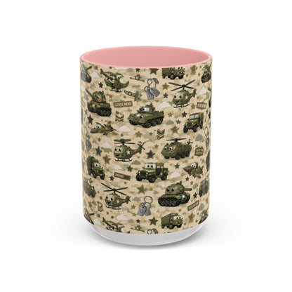 Accent Coffee Mug  (11/15 oz) - Military Kids
