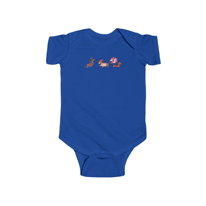 Infant Fine Jersey BodysuitValentines -  Cute Three Dachshund - [[{"value":"Wonderwear Kid"}]]