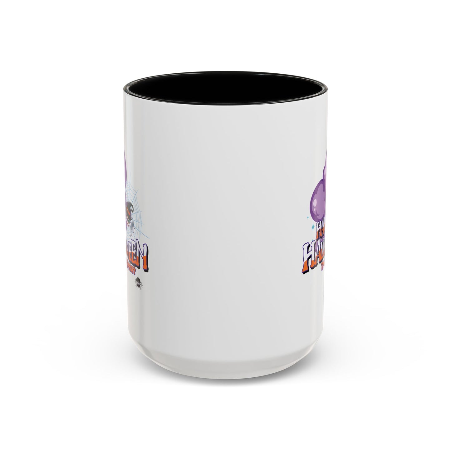 Accent Coffee Mug - Happy holloween - spider kiddo