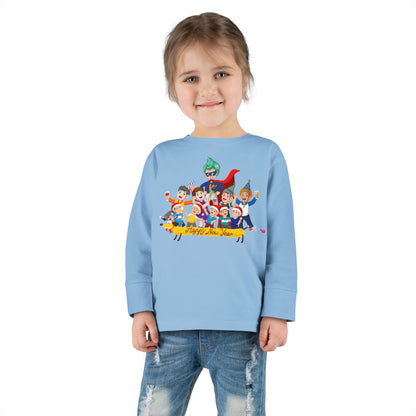 Toddler Long Sleeve Tee - Happy new year with friends - [[{"value":"Wonderwear Kid"}]]