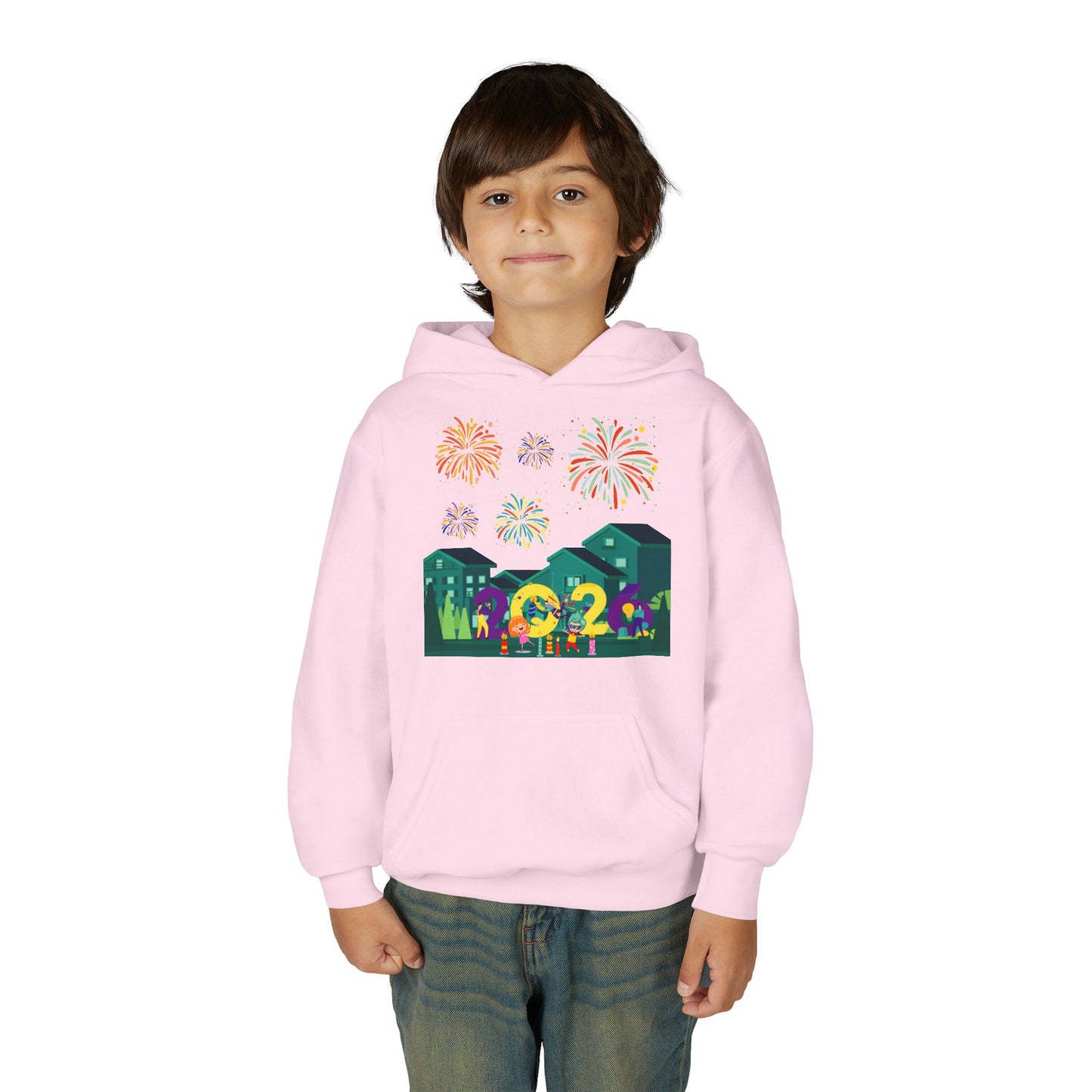 Youth Heavy Blend Hooded Sweatshirt - Super kiddo on house