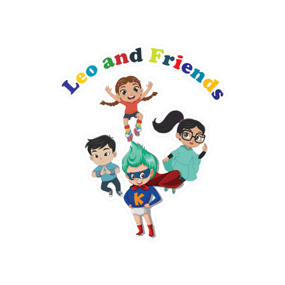 Halloween Kiss-Cut Vinyl Decals – Leo & Friends - [[{"value":"Wonderwear Kid"}]]