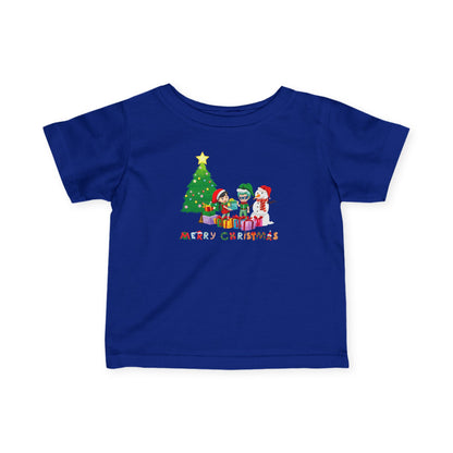 Infant Fine Jersey Tee - Super kiddo preparing gifts - [[{"value":"Wonderwear Kid"}]]