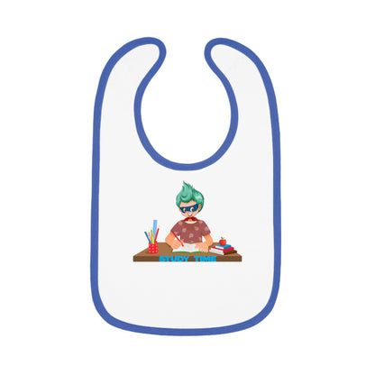 Baby Bib - Super kiddo studying - [[{"value":"Wonderwear Kid"}]]